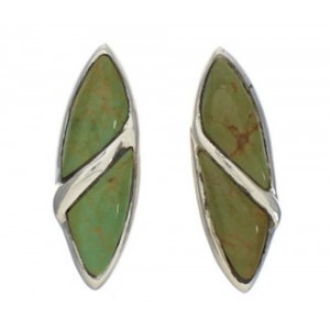 Turquoise Jewelry Sterling Silver Post Earrings TX26408