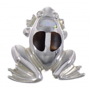 Sterling Silver Tiger Eye Frog Opal Pendant FX30818