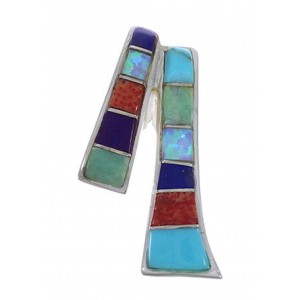 Sterling Silver Multicolor Southwest Pendant PX42549