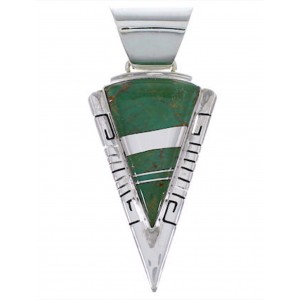 Genuine Sterling Silver And Turquoise Pendant EX28862