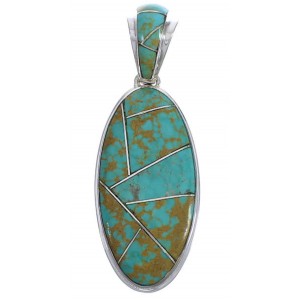 Turquoise Southwest Jewelry Sterling Silver Pendant PX30714