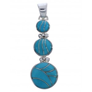 Sterling Silver High Quality Jewelry Turquoise Pendant PX29320