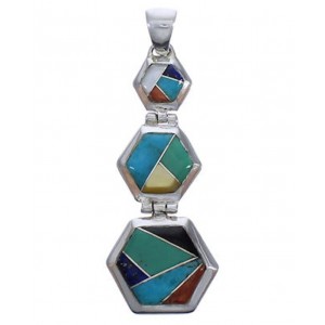 High Quality Multicolor Inlay Pendant Jewelry PX29342