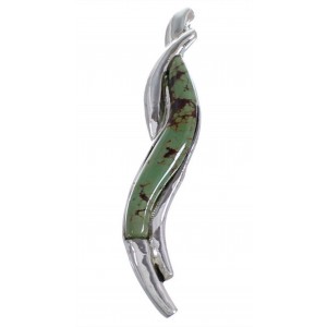 Sterling Silver Turquoise Inlay Jewelry Pendant AX49397