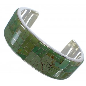 Silver And Turquoise Inlay Bracelet TX39674