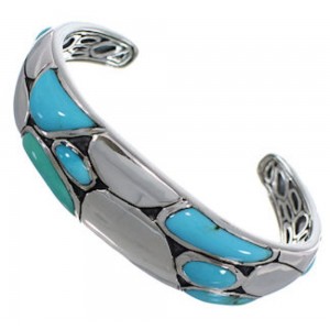 Sterling Silver And Turquoise Cuff Bracelet TX39585