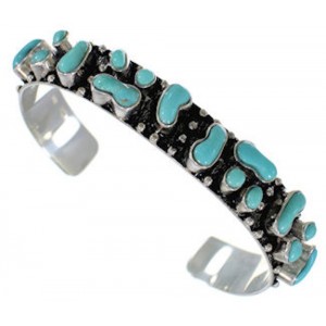 Turquoise Southwest Silver Cuff Bracelet Jewelry GS57705
