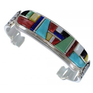 Southwestern Mulitcolor Silver Jewelry Bracelet VX37629