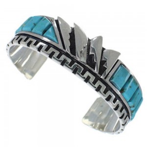 Turquoise Inlay Southwest Jewelry Cuff Bracelet BW66365