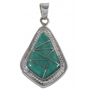 Turquoise Pendant Sterling Silver Jewelry IS58432