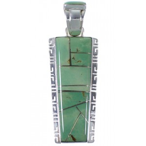 Sterling Silver Jewelry Turquoise Pendant PX41552