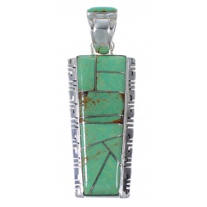 Sterling Silver And Turquoise Pendant PX41559