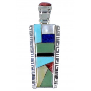 Silver And Multicolor Jewelry Pendant PX41580