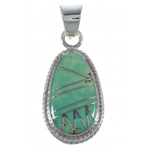 Southwestern Turquoise Inlay Jewelry Pendant PX42955