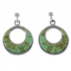 Sterling Silver Southwest Turquoise Earrings CX45836