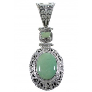 Turquoise And Genuine Sterling Silver Pendant CX46768