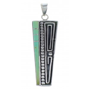 Turquoise Sterling Silver Southwestern Pendant AX48986