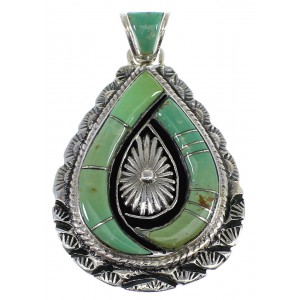 Sterling Silver And Turquoise Jewelry Pendant CX46260