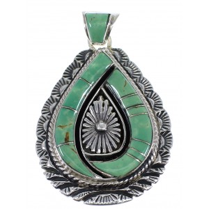 Turquoise Sterling Silver Pendant Jewelry CX46264