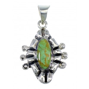 Turquoise Jewelry Southwest Silver Pendant CX46056