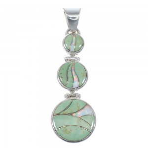 Opal And Turquoise Southwest Silver Pendant Jewelry CX47309