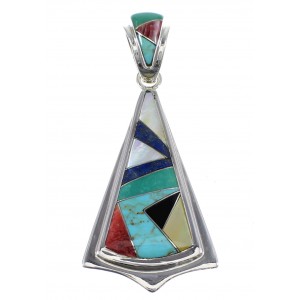 Authentic Multicolor Inlay Pendant YX51746