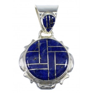 Lapis Southwest Genuine Sterling Silver Pendant YX51800