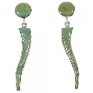 Turquoise Sterling Silver Southwestern Earrings YX53079