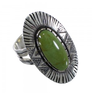 Sterling Silver And Tuquoise Southwest Jewelry Ring Size 4-1/2 VX56900