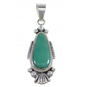 Southwest Turquoise Sterling Silver Jewelry Pendant RX54389