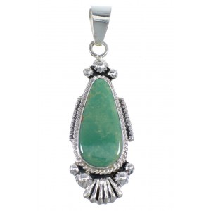 Southwestern Turquoise Sterling Silver Jewelry Pendant RX54390