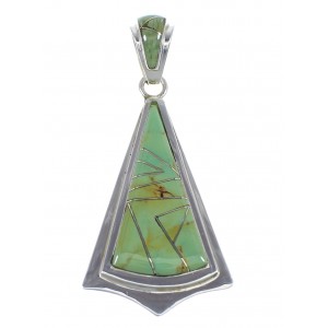 Turquoise And Sterling Silver Pendant Jewelry VX55399