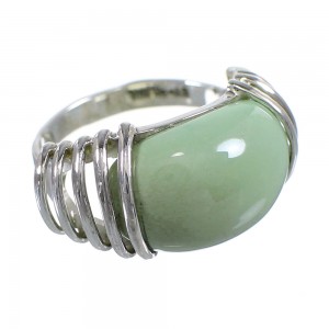 Turquoise Genuine Sterling Silver Ring Size 5-1/4 RX81001