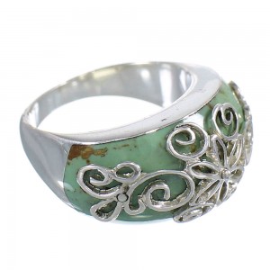 Turquoise Genuine Sterling Silver Jewelry Ring Size 5-1/2 RX81203