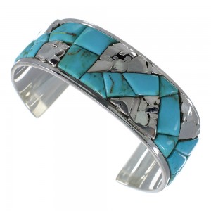 Authentic Sterling Silver And Turquoise High Quality Bracelet VX60802