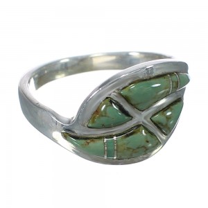 Southwest Turquoise And Sterling Silver Ring Size 5-3/4 WX62840