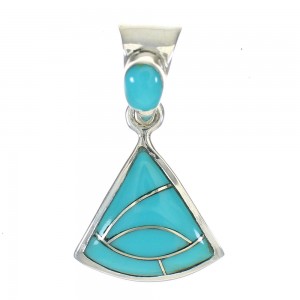 Sterling Silver Southwest Turquoise Pendant MX63173