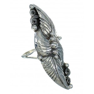 Silver Southwestern Leaf Ring Size 5 YX82836