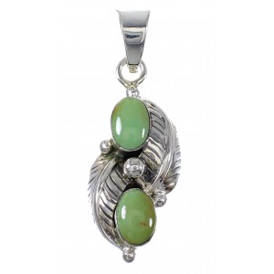 Turquoise Southwest Silver Jewelry Pendant QX79147