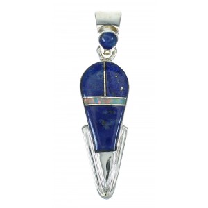 Southwest Silver Opal Lapis Pendant YX70313