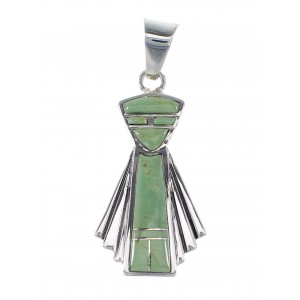 Silver Turquoise Pendant AX95534