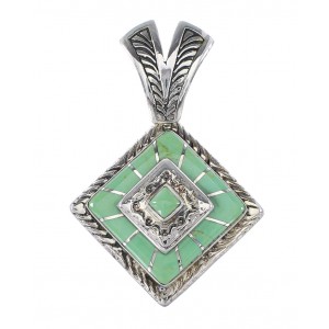 Turquoise Silver Pendant AX95553