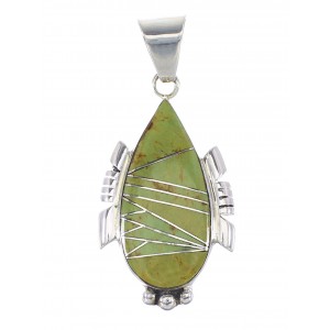 Turquoise Sterling Silver Pendant AX95556