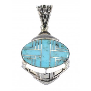 Silver Turquoise Pendant AX96473