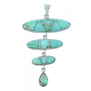 Sterling Silver and Turquoise Pendant PX23948