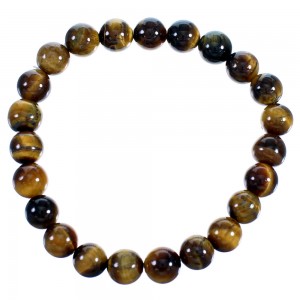 Southwest Tiger Eye Bead Stretch Bracelet SX114411