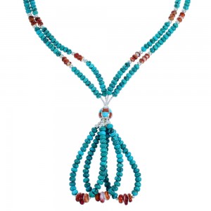 Southwest Multicolor Multistrand Bead Necklace RX114952