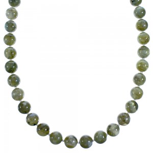 Labradorite And Sterling Silver Bead Necklace SX115272