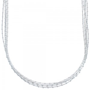 Liquid Sterling Silver 5 Strands 20-1/2" Necklace Jewelry BX120698