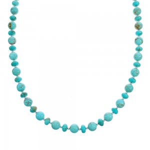 Southwest Turquoise Bead Necklace KX121153